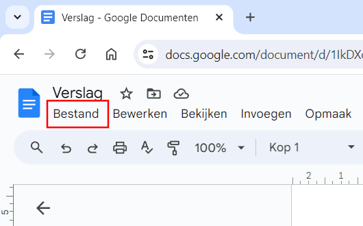 Een afbeelding downloaden van Google Documenten stap 1