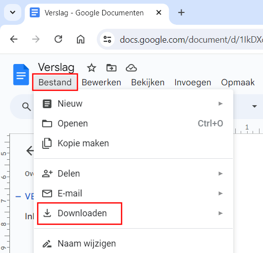Een afbeelding downloaden van Google Documenten stap 2