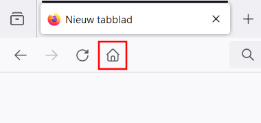 Firefox homeknop