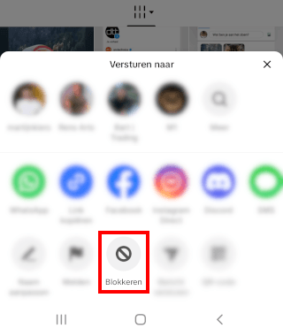 Iemand blokkeren op TikTok
