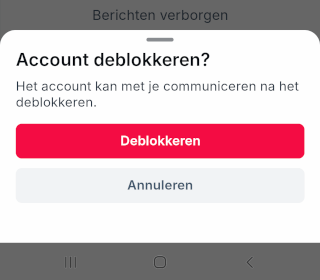 Iemand deblokkeren op Bluesky