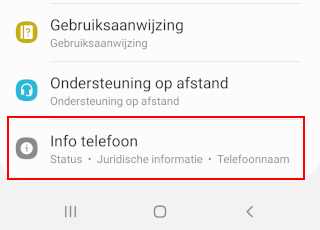 Info telefoon