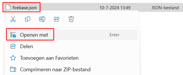 JSON-bestand openen in Windows 11