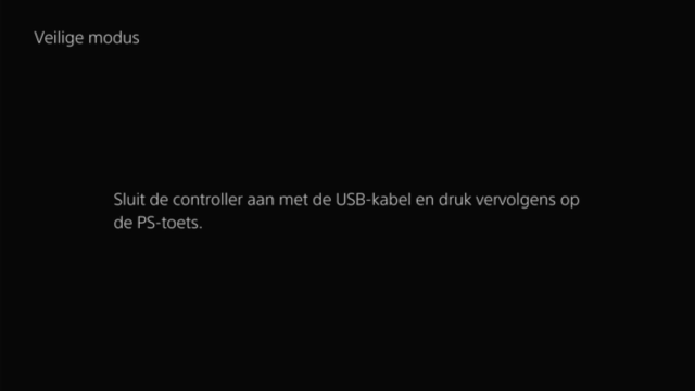 PlayStation 5 Veilige modus