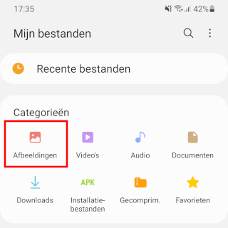 Samsung My Files Afbeeldingen