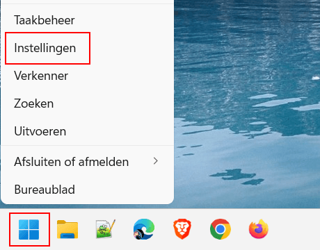 Windows 11 instellingen openen