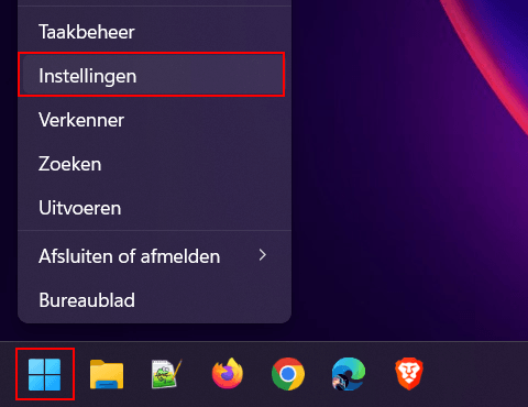 Windows 11 instellingen openen