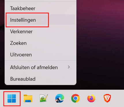 Windows 11 instellingen openen