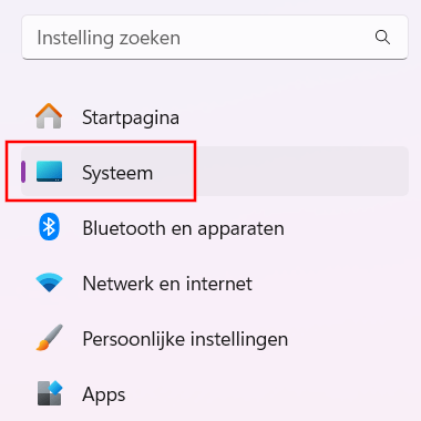 Windows 11 Systeem instellingen