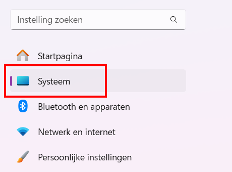 Windows 11 systeem instellingen openen