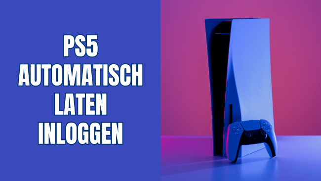 PS5 automatisch laten inloggen (stap voor stap)