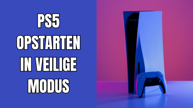 PS5 opstarten in veilige modus (stap voor stap)