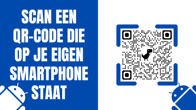 QR-code scannen die op je Android-telefoon of -tablet staat