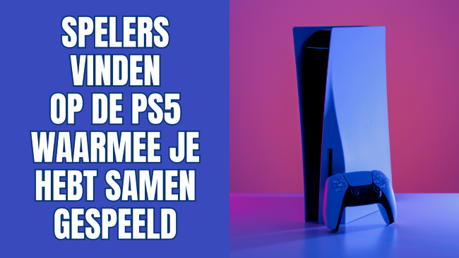 Spelers vinden op de PS5 waarmee je hebt samen gespeeld