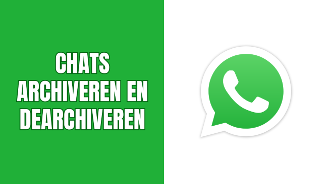 Alle WhatsApp chats archiveren of dearchiveren